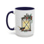 Cozy Christmas Lantern Accent Coffee Mug – Perfect Gift for Bird Lovers