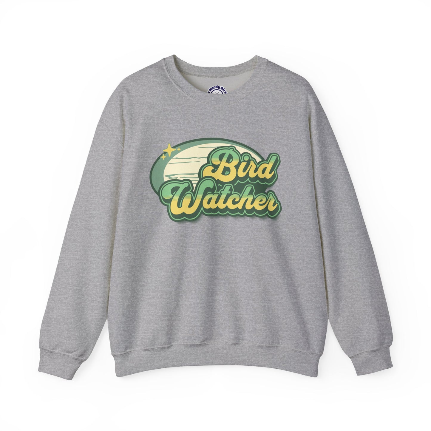 Bird Watcher Graphic Unisex Crewneck Sweatshirt