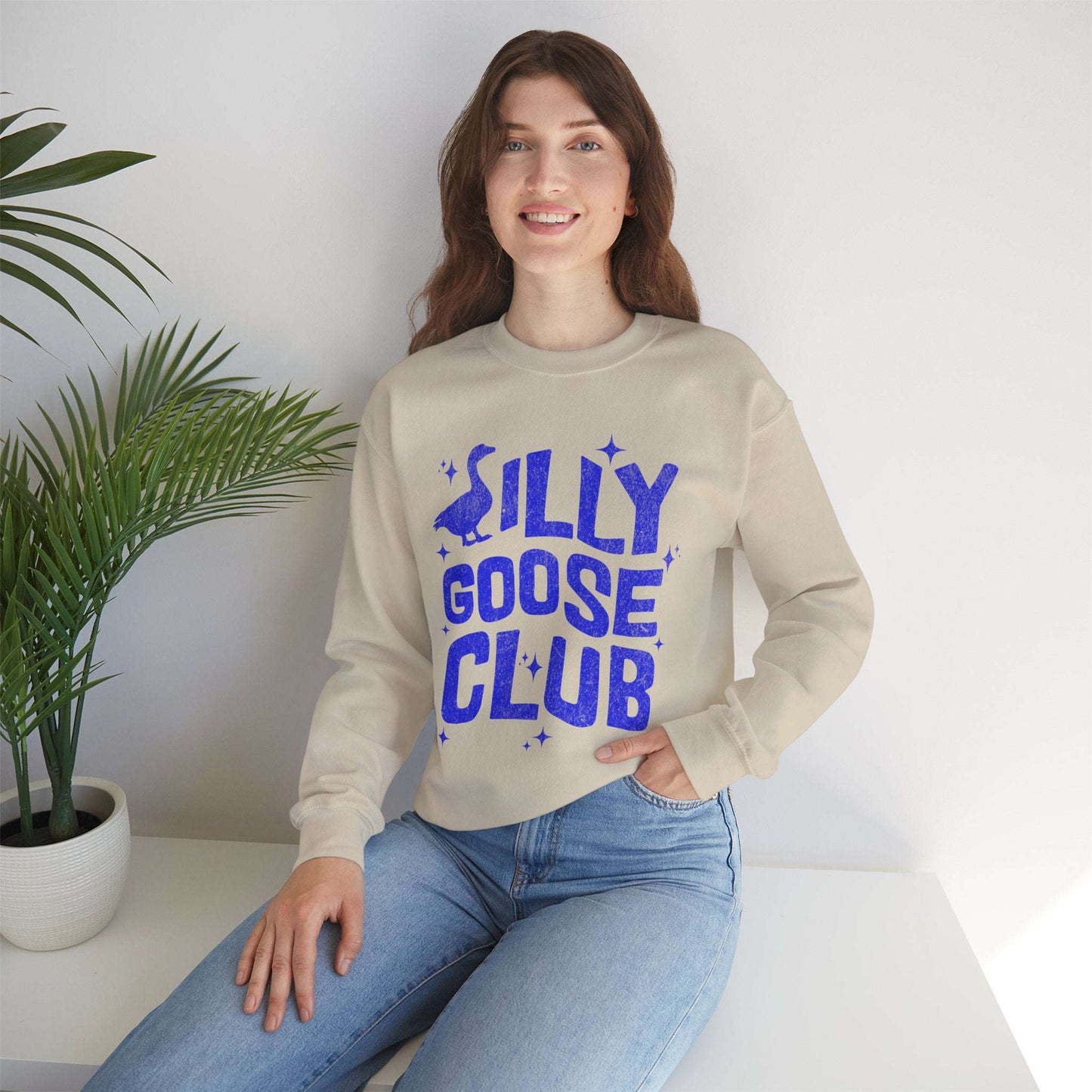 The Nerdy Birder Silly Goose Club Unisex Crewneck Sweatshirt
