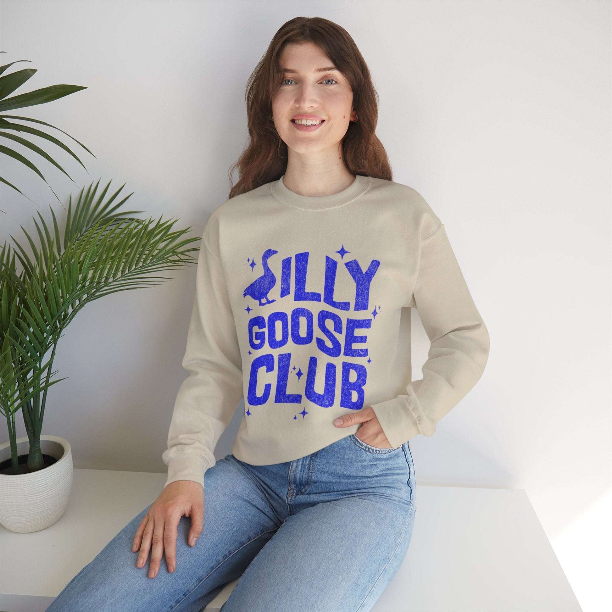 The Nerdy Birder Silly Goose Club Unisex Crewneck Sweatshirt