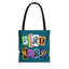 Bird Nerd Teal Tote Bag – Perfect for Bird Lovers & Nature Enthusiasts