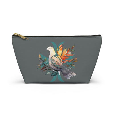 Peaceful Dove Accessory Pouch in Grey