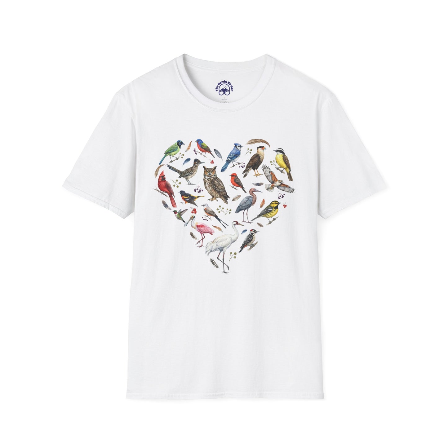 Heart of Texas Birds T-Shirt for Bird Lovers & Birdwatchers