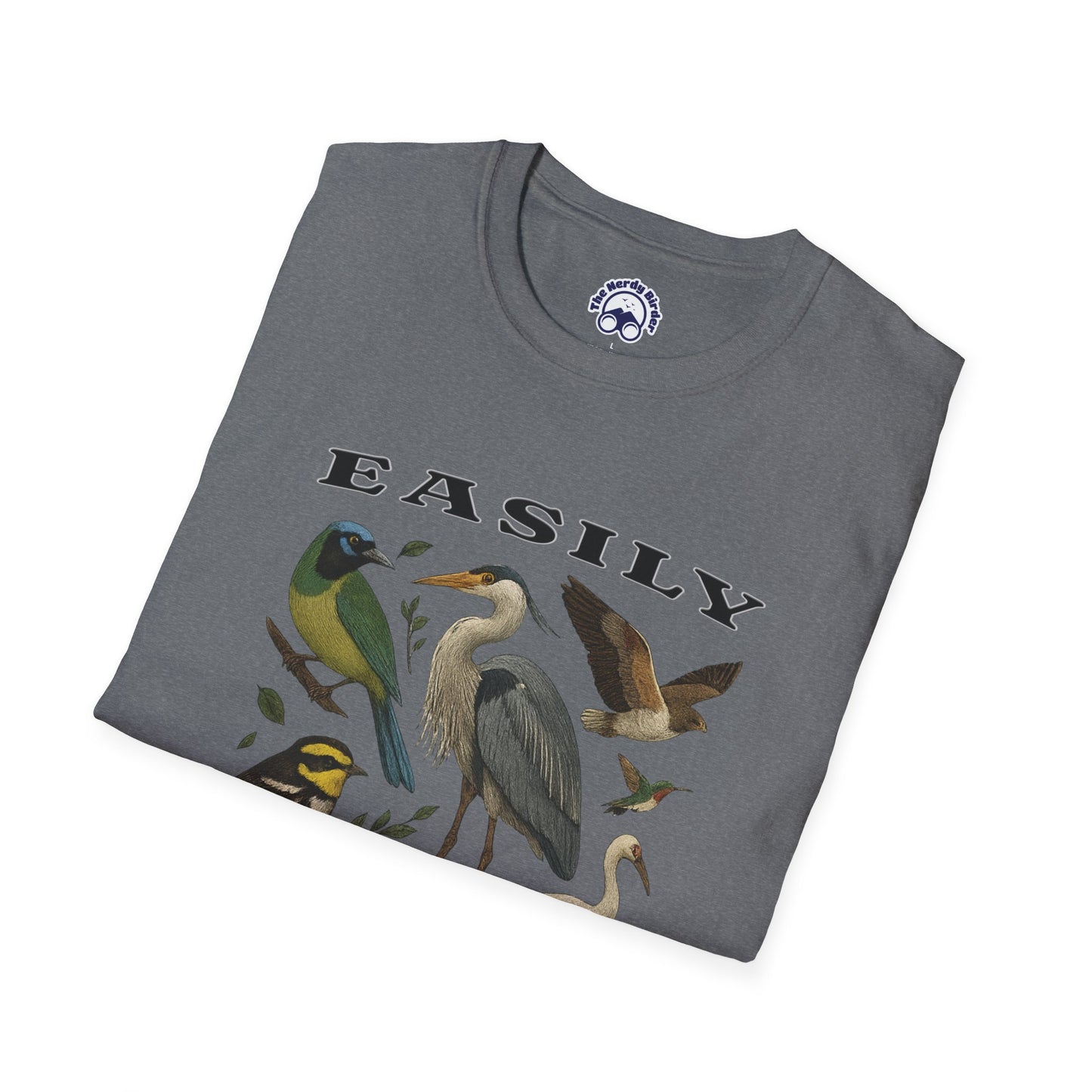 Easily Distracted by Birds Graphic T-Shirt