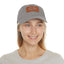 Bird Heart Hat with Leather Patch, Casual Cap for Bird Lovers