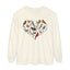 Bird Heart Unisex Garment-dyed Long Sleeve T-Shirt