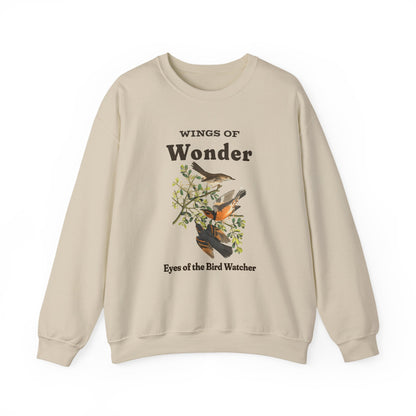 Wings of Wonder Crewneck Sweatshirt - Perfect Gift for Bird Watchers