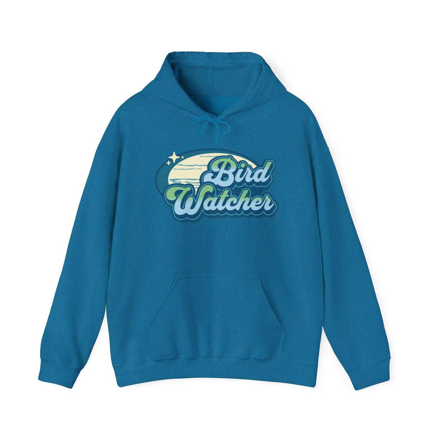 The Nerdy Birder Bird Watcher Teal Unisex Hoodie - Cozy Sweatshirt for Nature Lovers