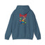 The Nerdy Birder - "Bird!" Back Design Unisex Hoodie - Cozy Sweatshirt for Nature Lovers