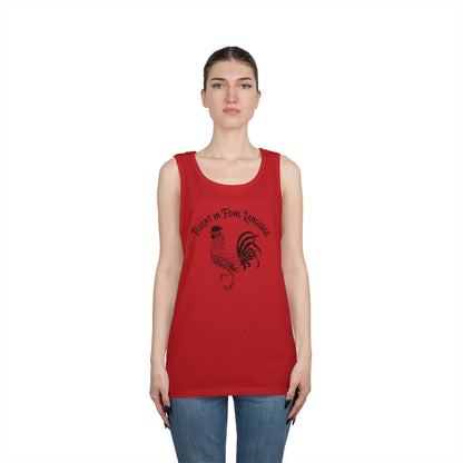Fluent in Fowl Language Unisex Heavy Cotton Tank Top - Funny Animal Lover Shirt