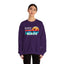 Easily Distracted by Birds Retro Sunset Crewneck Sweatshirt