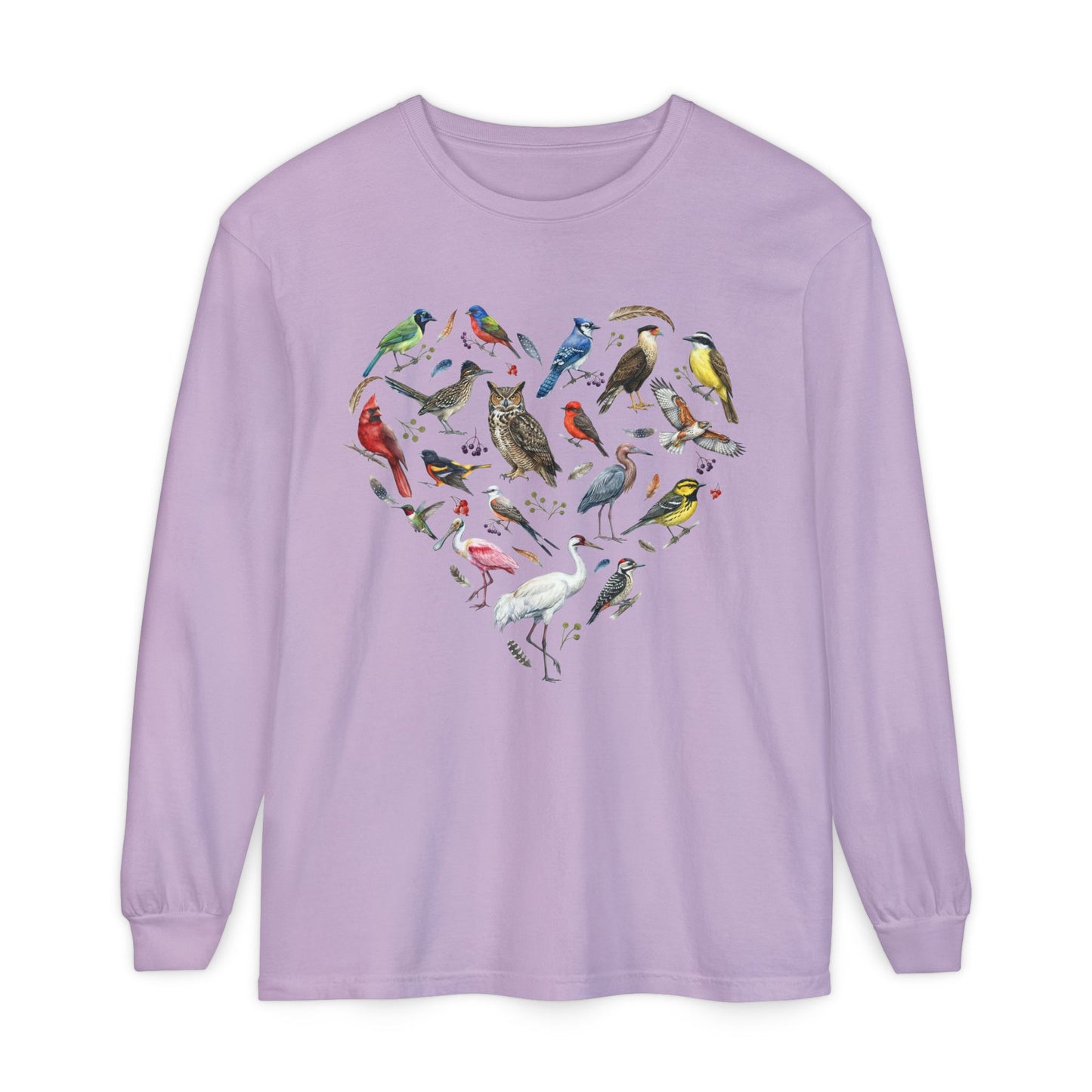 Heart of Texas Birds Long Sleeve Tee