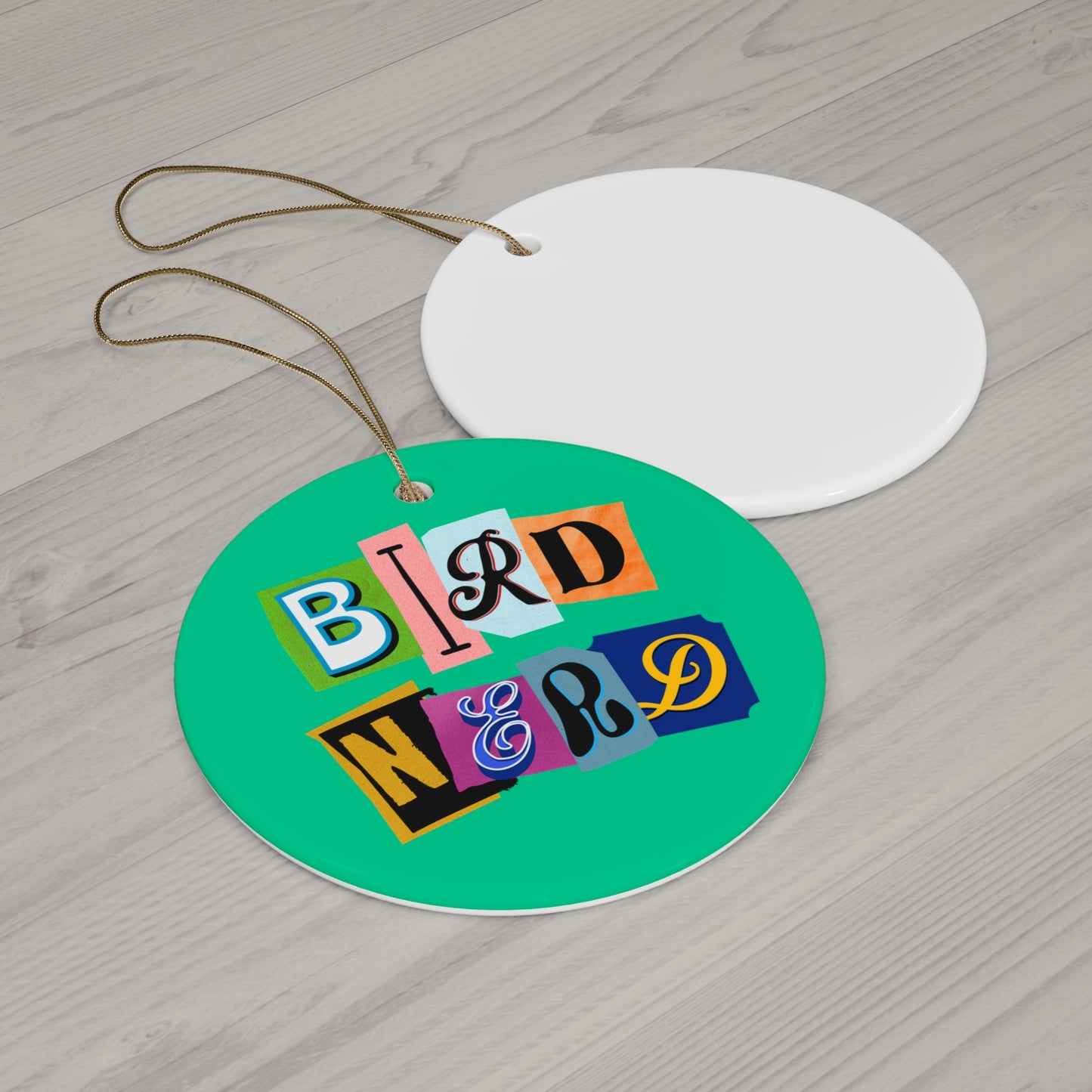 Bird Nerd Ceramic Ornament