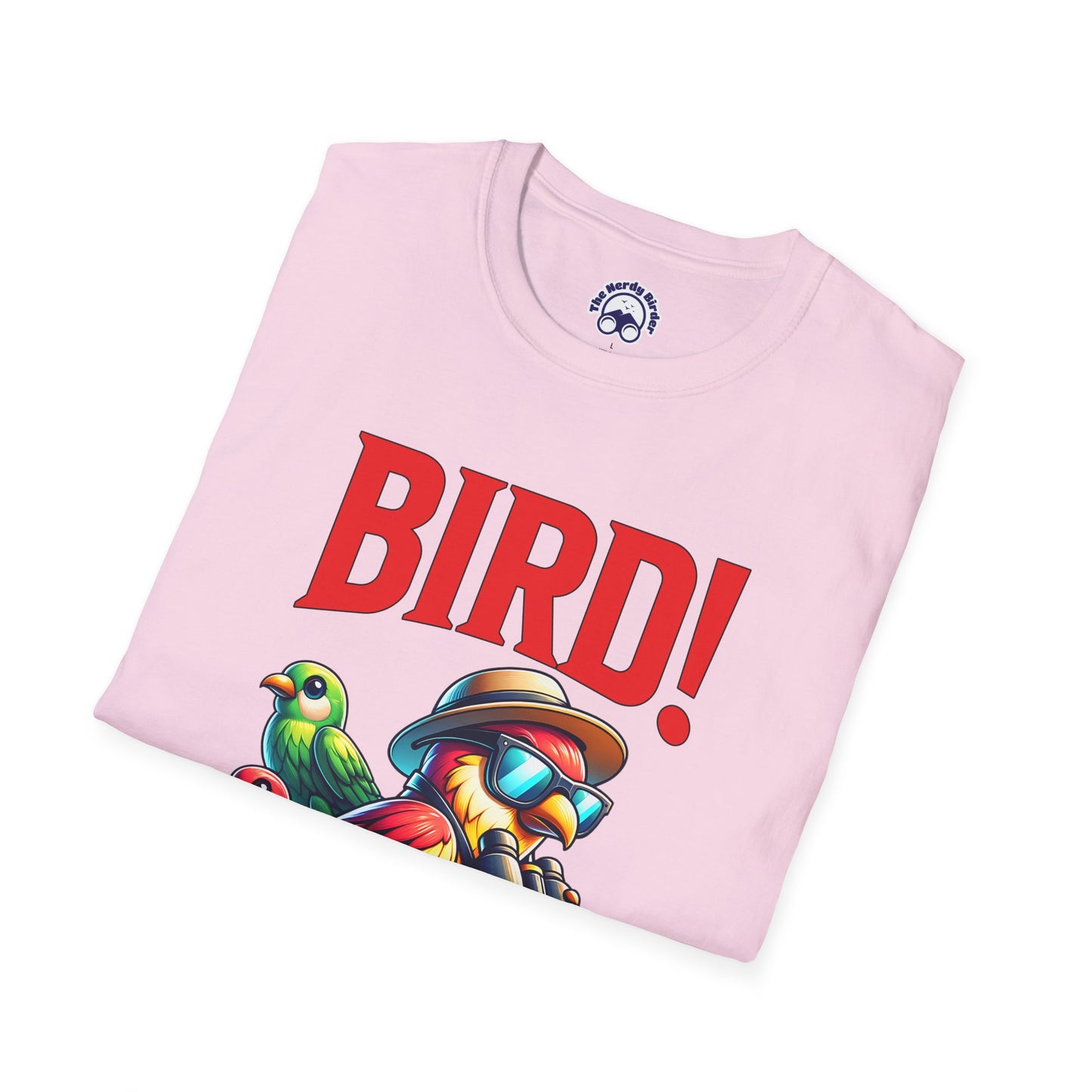 Colorful BIRD! Unisex Softstyle T-Shirt