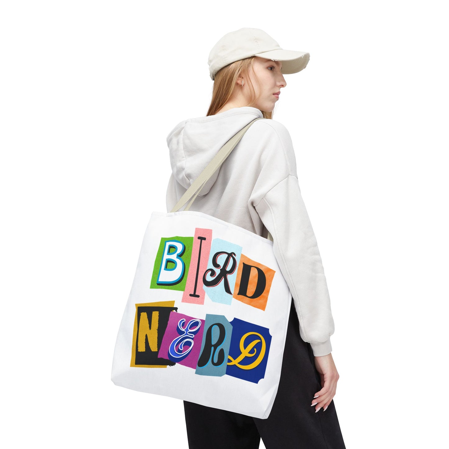 Colorful "Bird Nerd" Tote Bag - Perfect for Nature Lovers & Birdwatchers