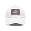 The Nerdy Birder Easily Distracted By Birds Dad Hat with Leather Patch, Casual Cap for Bird Lovers, Unisex