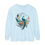 Bohemian Peacock Long Sleeve T-Shirt for Creative Souls