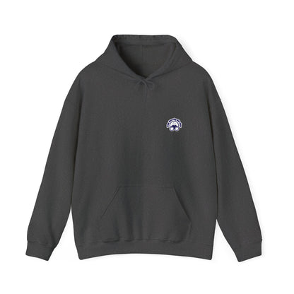 The Nerdy Birder - "Bird!" Back Design Unisex Hoodie - Cozy Sweatshirt for Nature Lovers