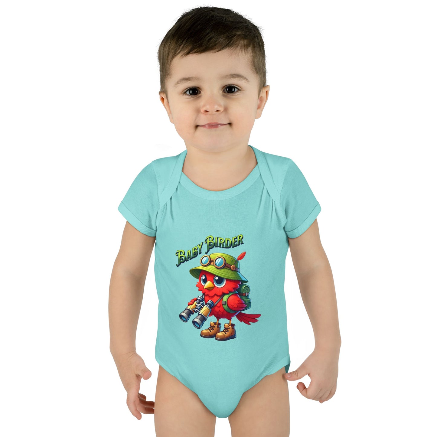 The Nerdy Birder - Baby Birder Infant Bodysuit, Cute Baby Clothes, Baby Shower Gift, Newborn Outfit, Baby Apparel, Gift for Bird Enthusiasts