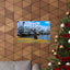 Nautical Matte Horizontal Poster - Serene Harbor Dock Scene with Fishing Boats