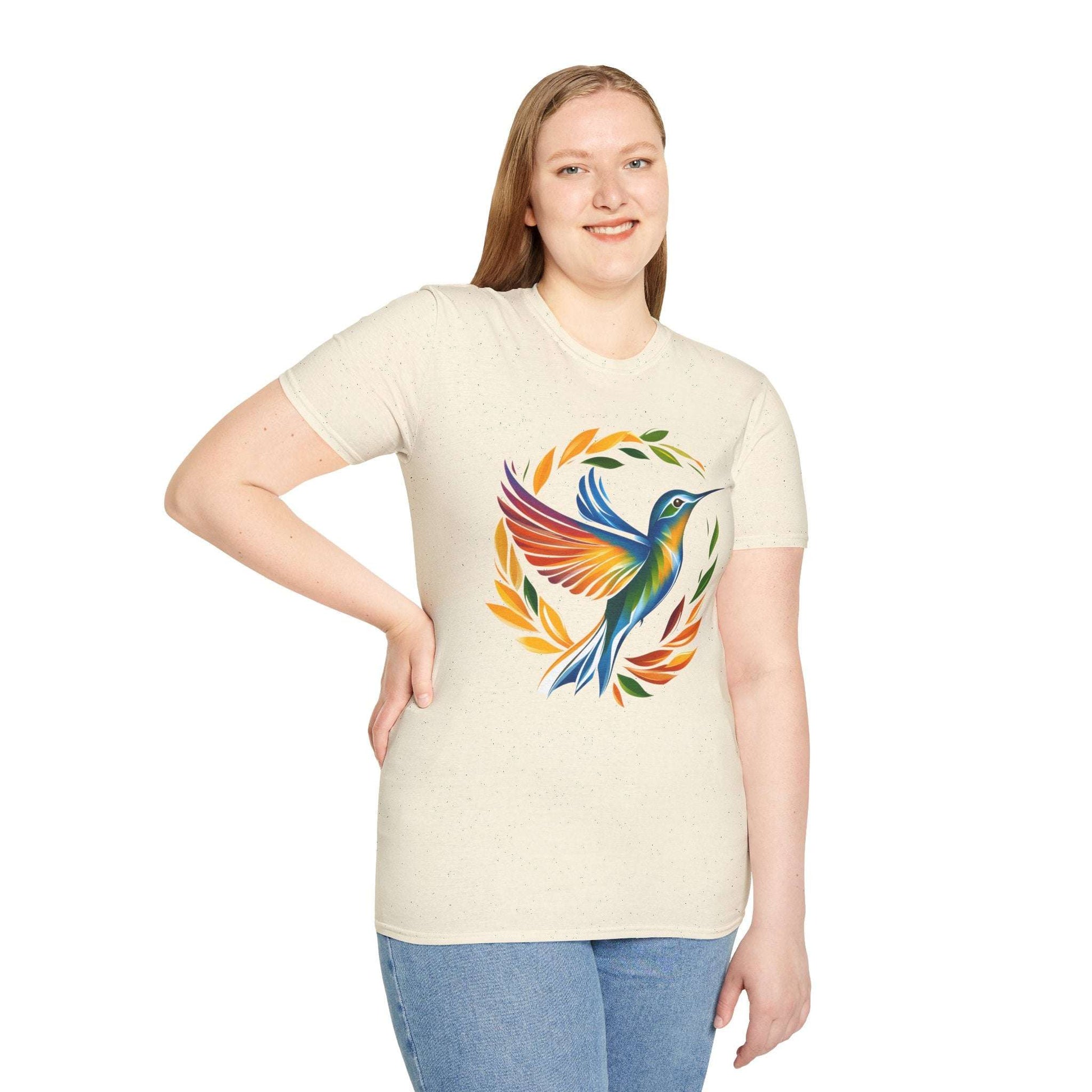 Hummingbird Rainbow Softstyle T-Shirt