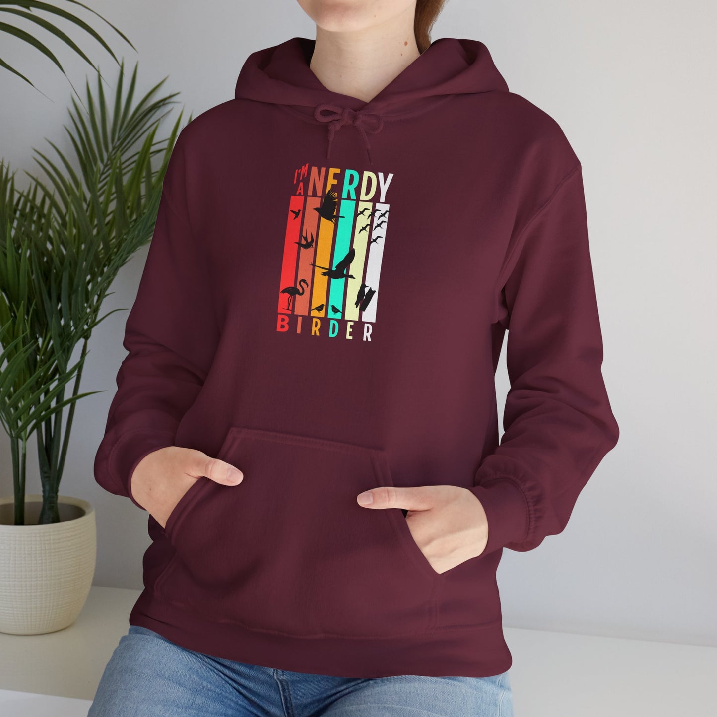 The Nerdy Birder - "I'm A Nerdy Birder" Unisex Hoodie - Cozy Sweatshirt for Nature Lovers