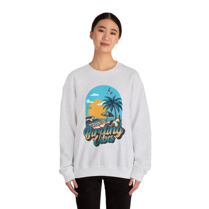 Birding Vibes Unisex Heavy Blend™ Crewneck Sweatshirt - Casual Beach Aesthetic