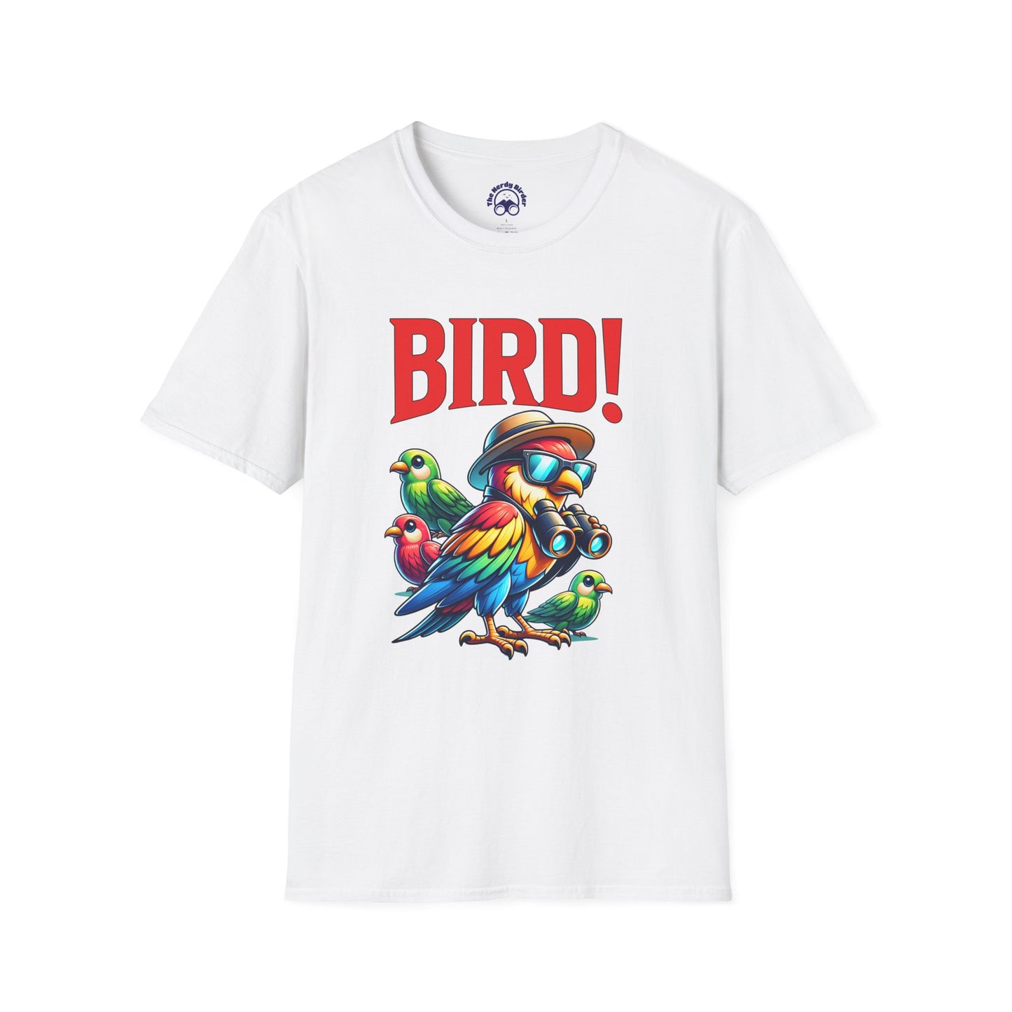 Colorful BIRD! Unisex Softstyle T-Shirt