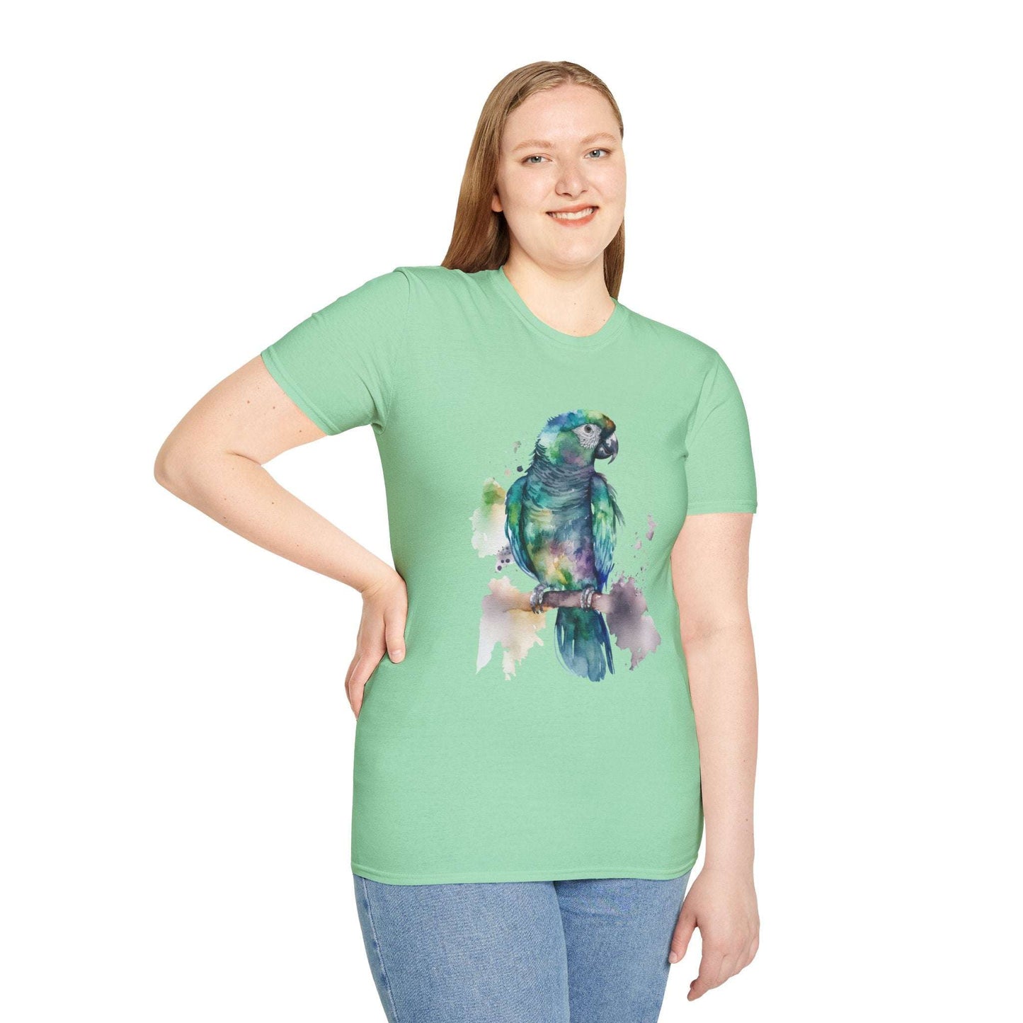 Elegant Parrot Unisex Softstyle T-Shirt