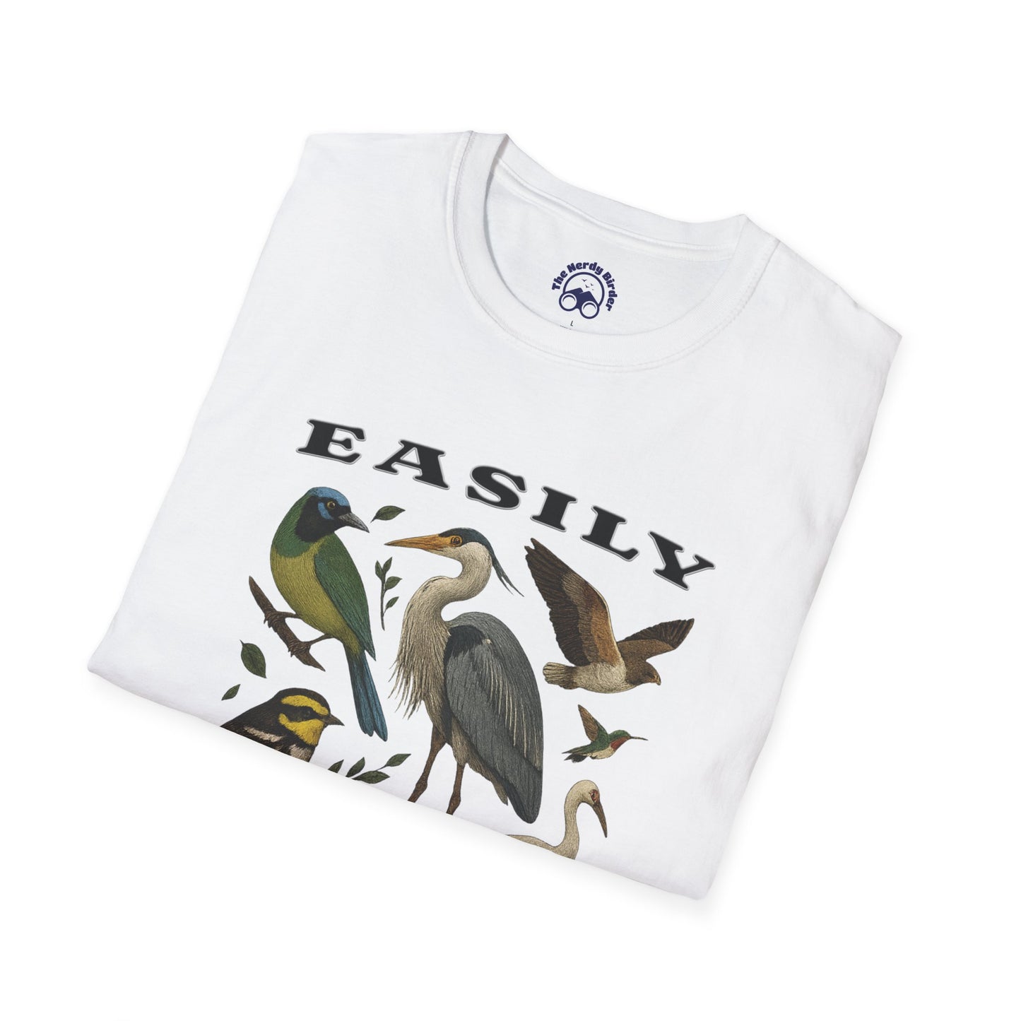 Easily Distracted by Birds Graphic T-Shirt