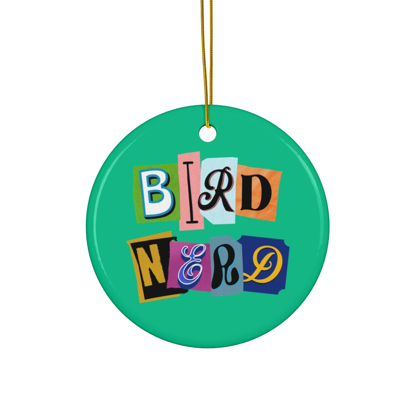 Bird Nerd Ceramic Ornament