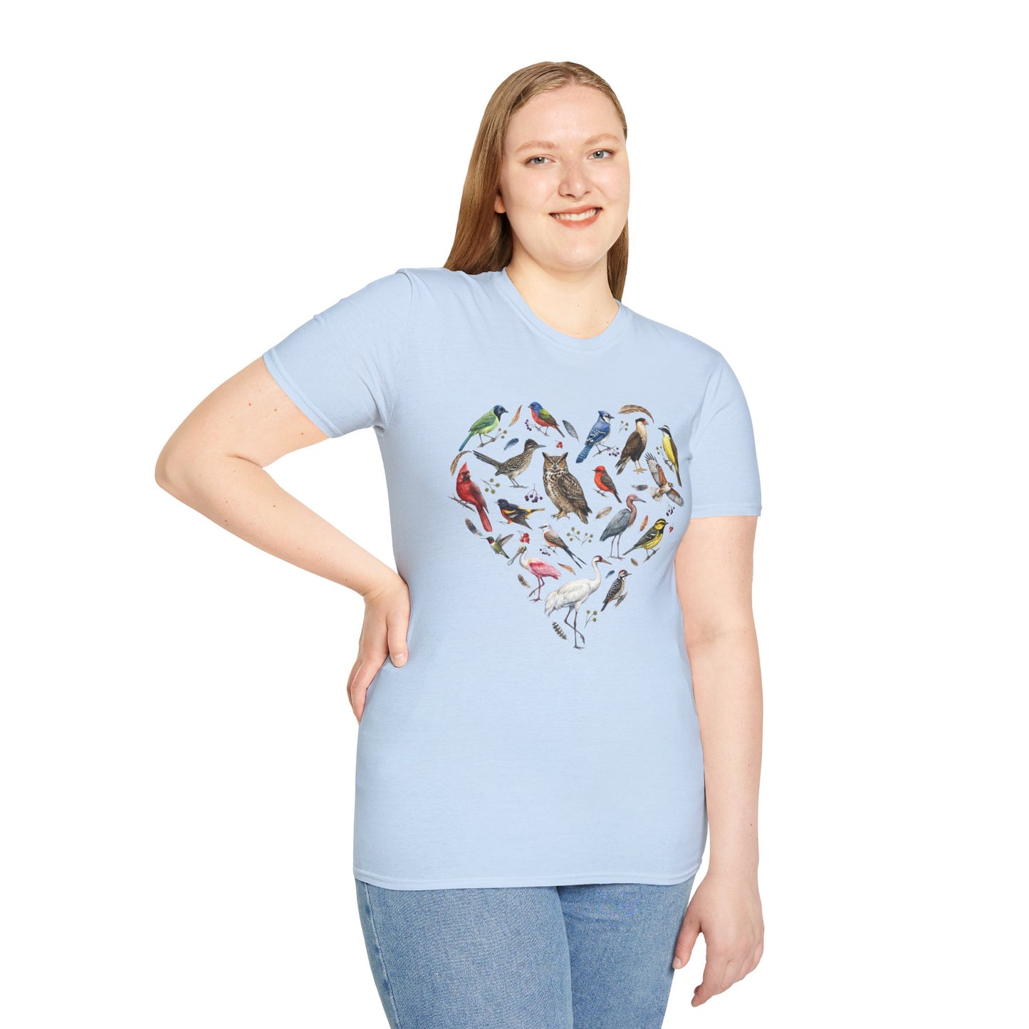 Heart of Texas Birds T-Shirt for Bird Lovers & Birdwatchers