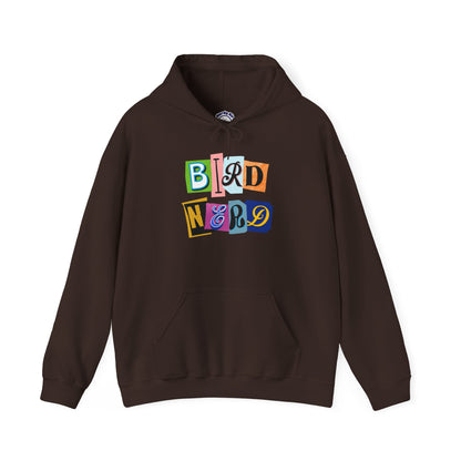 Bird Nerd Unisex Hooded Sweatshirt - Cozy Gift for Birdwatchers, Nature Lovers, Casual Style, Eco-Friendly, Every Day Wear