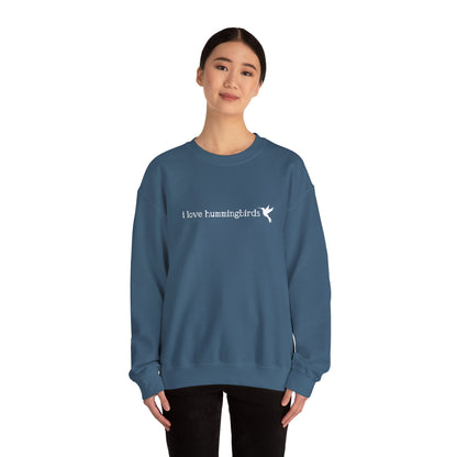 I Love Hummingbirds - Unisex Heavy Blend™ Crewneck Sweatshirt