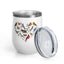 Bird Heart Wine Tumbler- 12oz Insulated Cup for Nature Lovers