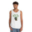 St. Patrick's Day Owl Lover's Unisex Heavy Cotton Tank Top - Fun and Playful 'Kiss Me I'm Irish for Today' Design
