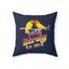 Talk Birdy To Me Vibrant Square Pillow - Home Decor