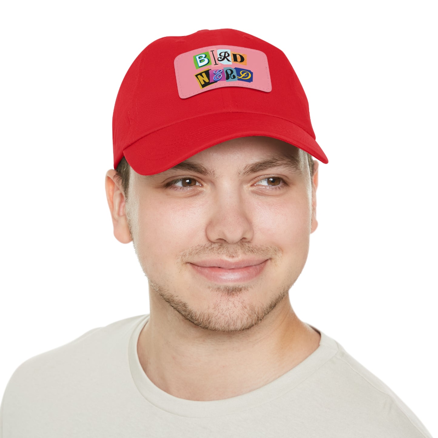 The Nerdy Birder - Bird Nerd Dad Hat with Leather Patch, Casual Cap for Bird Lovers, Unique Gift for Birdwatching, Outdoor Adventure Hat, Unisex