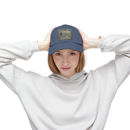 Eagles Soar Distressed Cap, Casual Hat for Bird Lovers, Unique Gift for Nature Enthusiasts, Trendy Apparel for Outdoor Adventures