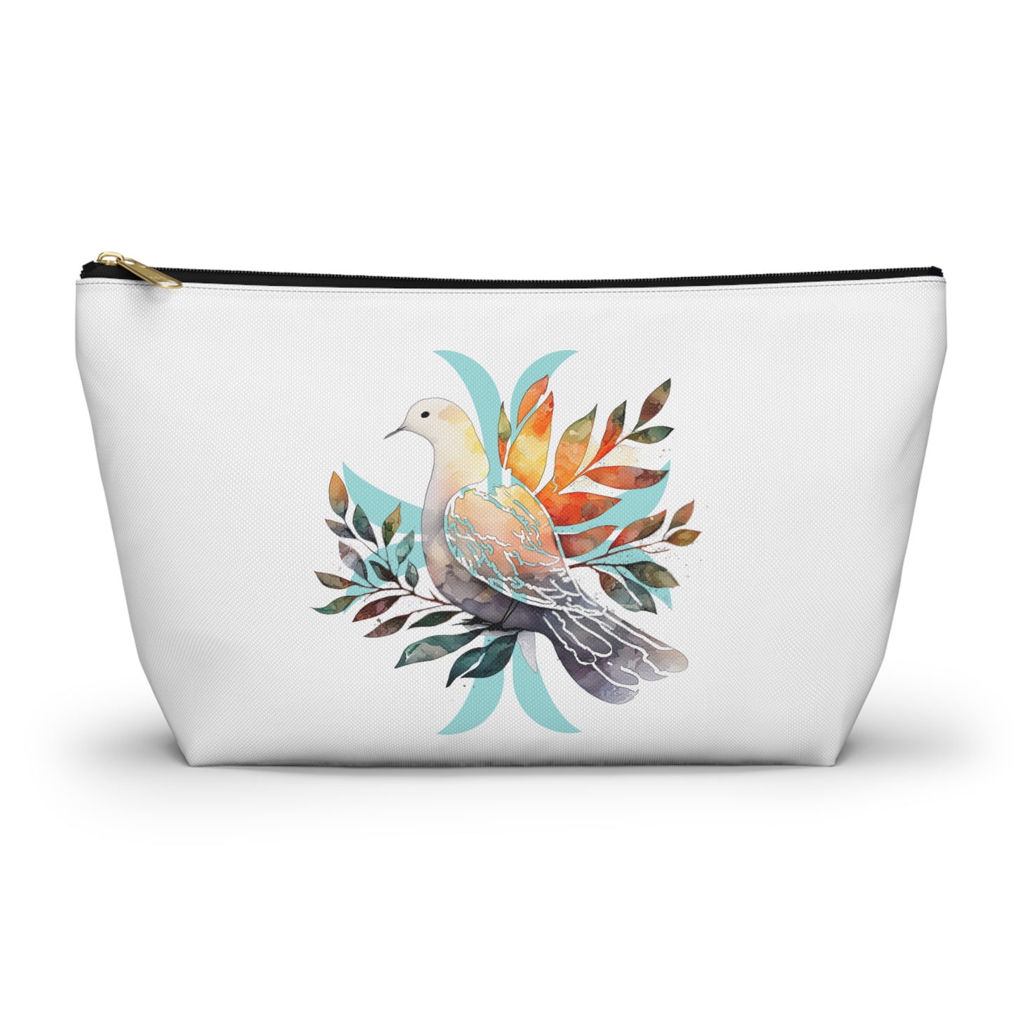 Peaceful Dove Accessory Pouch in White