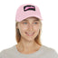 Pink Birder Hat with Leather Patch