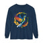 Hummingbird Rainbow Garment-dyed Long Sleeve T-Shirt