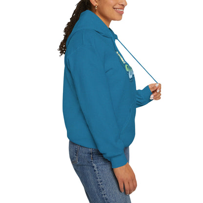 The Nerdy Birder Bird Watcher Teal Unisex Hoodie - Cozy Sweatshirt for Nature Lovers