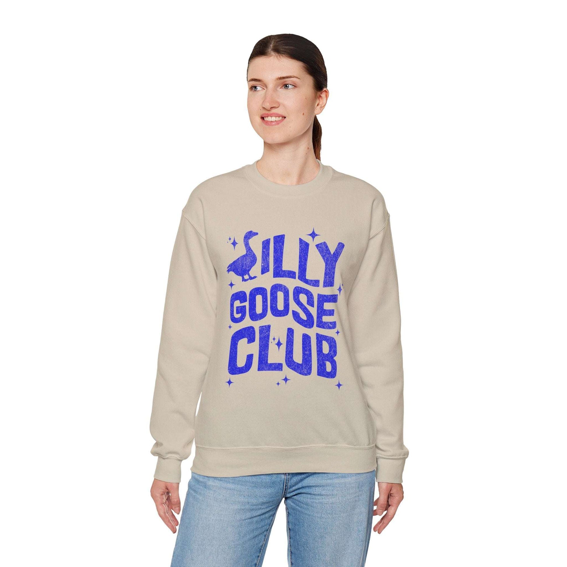 The Nerdy Birder Silly Goose Club Unisex Crewneck Sweatshirt