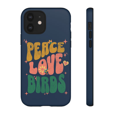 Peace Love Birds Phone Case - Tough & Stylish Protection