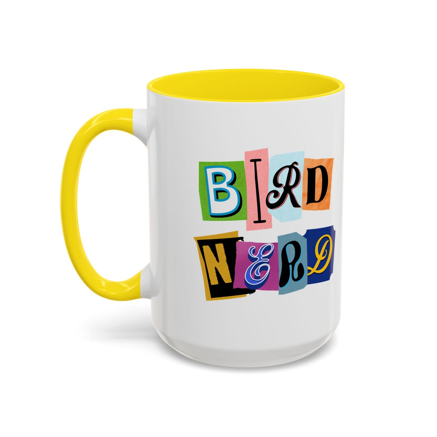 Bird Nerd Accent Coffee Mug - Fun & Quirky Gift for Bird Lovers