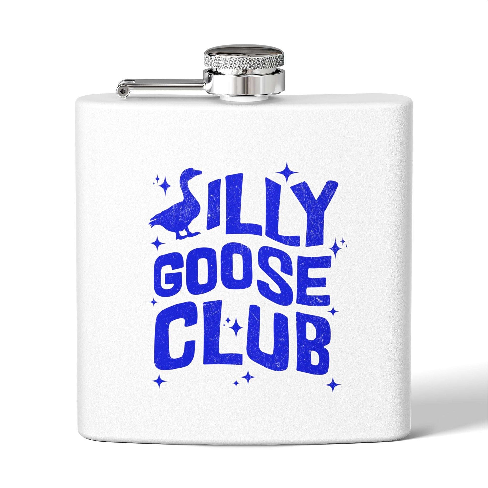 Silly Goose Club Stainless Steel Flask - 6oz