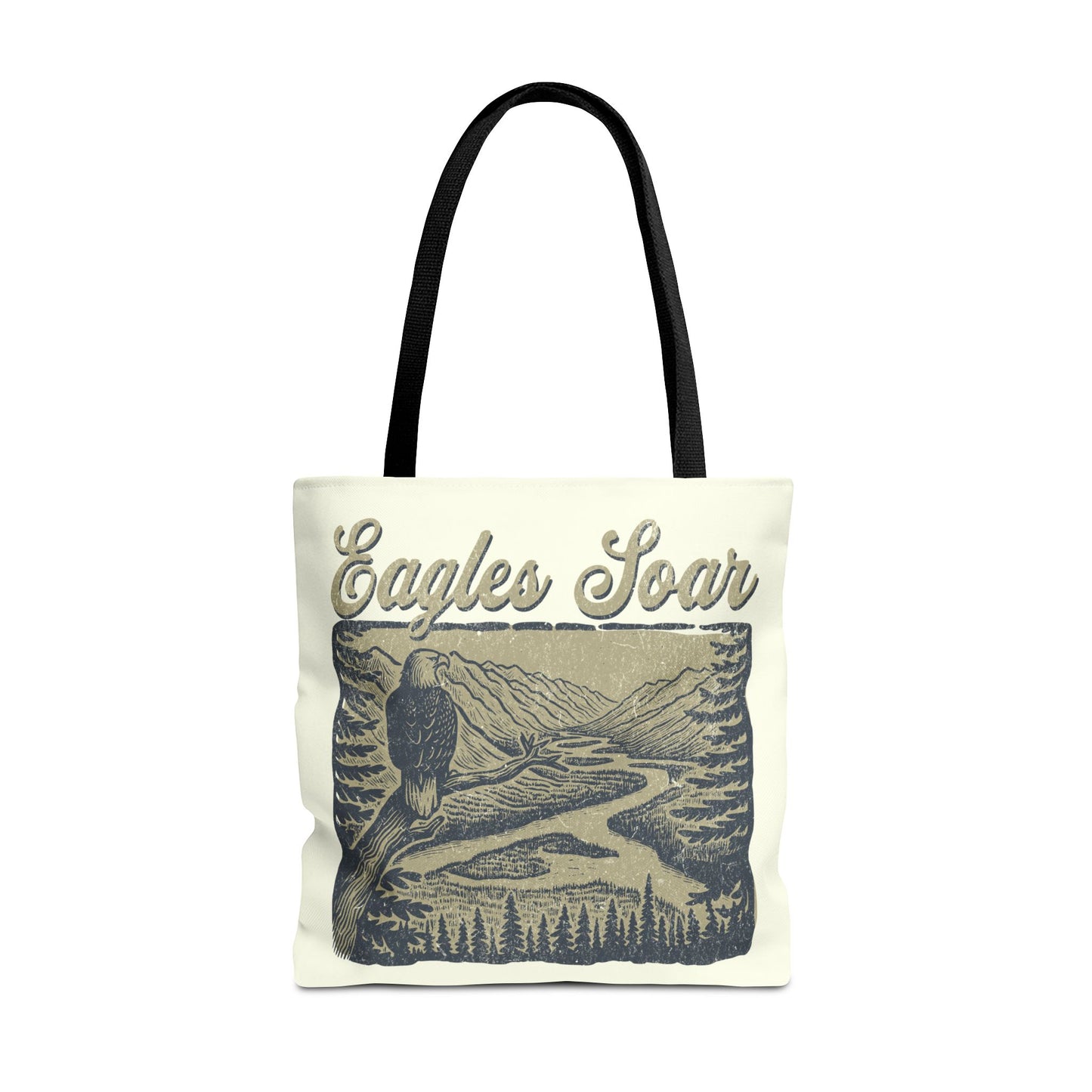 Eagles Soar Tote Bag - Nature Lover's Canvas Bag