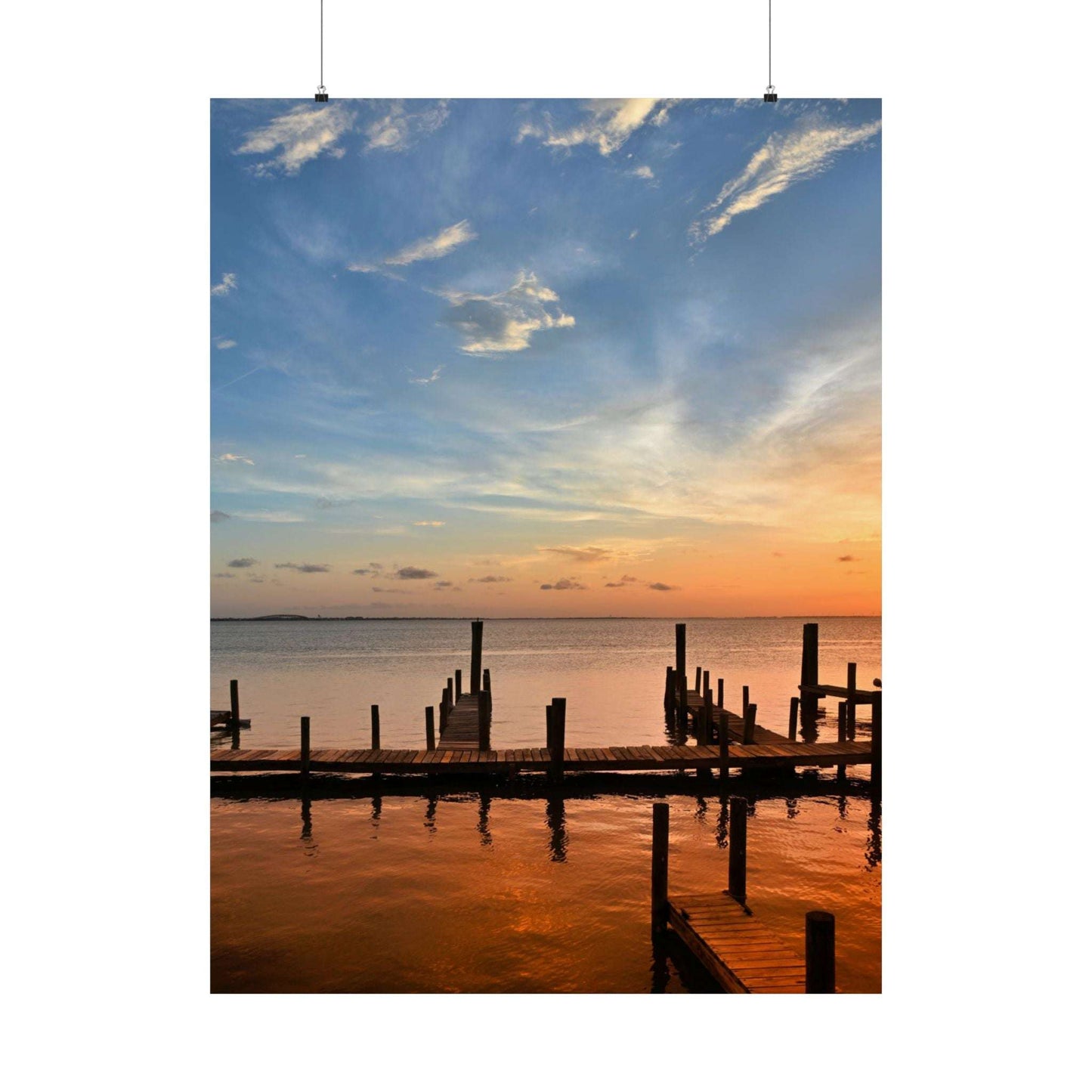 Serene Sunset Matte Vertical Poster - Perfect Wall Art for Home Decor