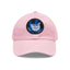 The Nerdy Birder - "Calm The Flock Down" Dad Hat, Leather Patch Cap, Perfect Gift for Dads, Nature Lovers, Casual Style Cap, Summer Accessories